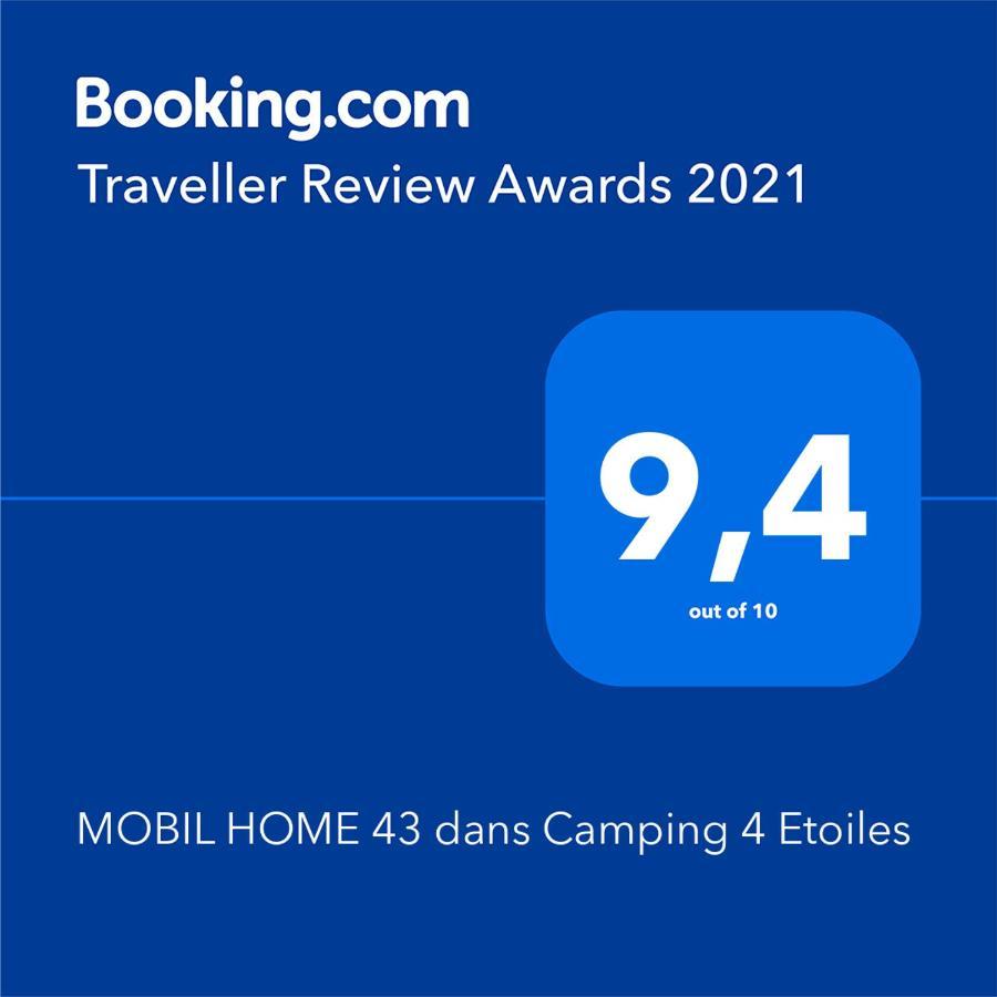 Mobil Home 43 Dans Camping 4 Etoiles Gastes Dış mekan fotoğraf